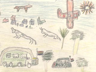 Spain, España, guerra civil, civil war, dibujo infantil, child's drawing