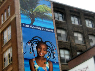 Cuba Si, promotional poster, tourism ministry, seen in Toronto