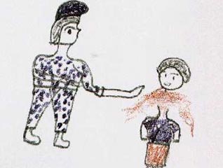 Rwanda, dibujo infantil, child's drawing, 1994 genocide